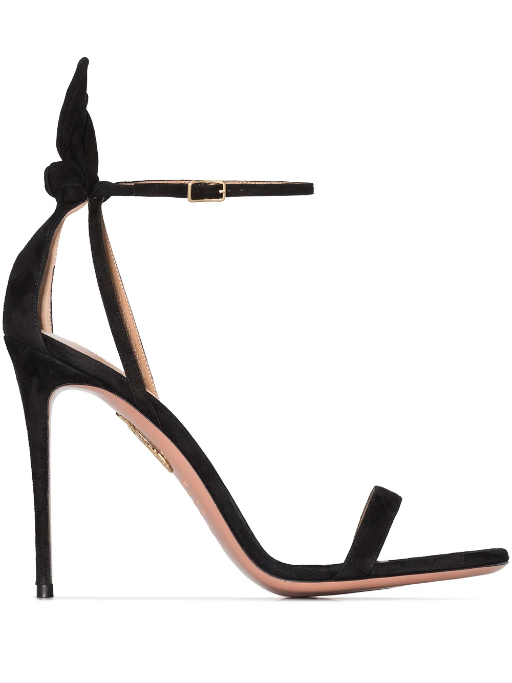 Босоножки Bow Tie 105 Aquazzura, черный