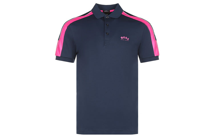 

Рубашка-поло мужская, цвет морской волны HUGO BOSS, Marine Blue