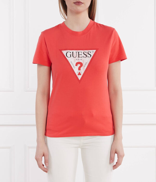 

Футболки Regular fit Guess Jeans, красный