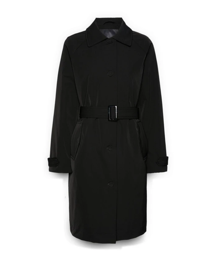 

Длинная пуховая куртка с поясом Elena Mirã², черный