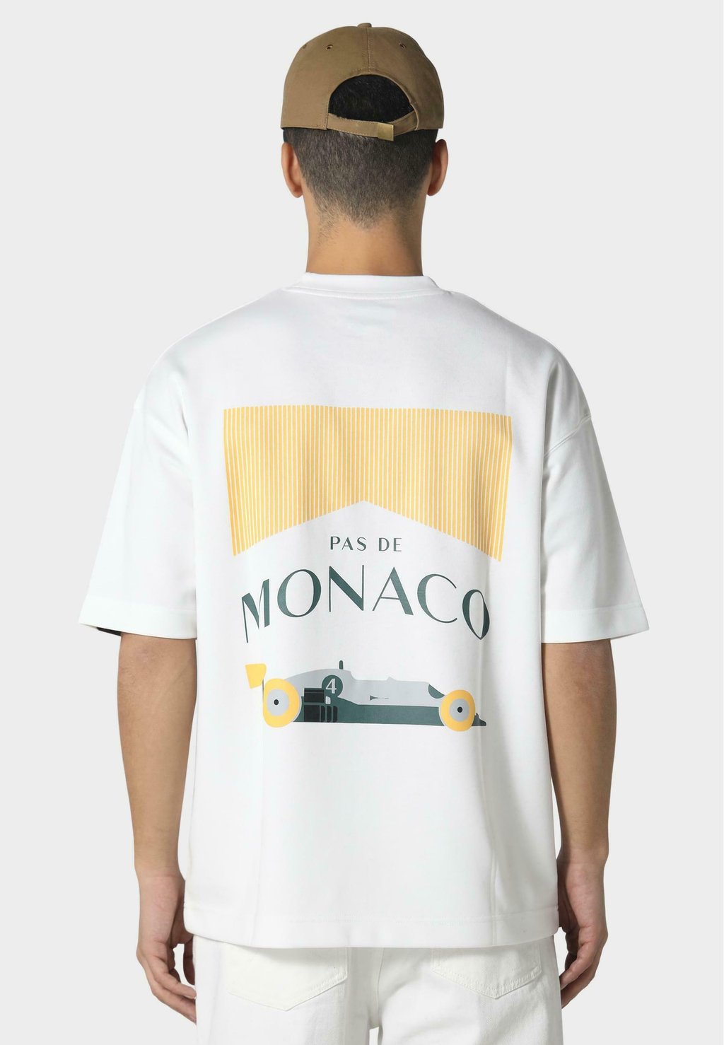 

Футболка с принтом FORMULE Pas de Monaco, белый