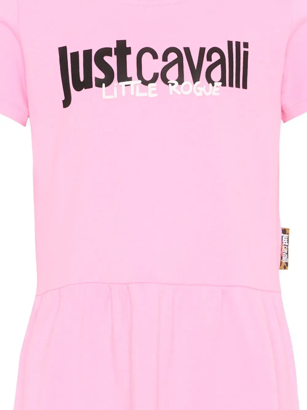 Платье с коротким рукавом Just Cavalli Kids, розовый — фото 3
