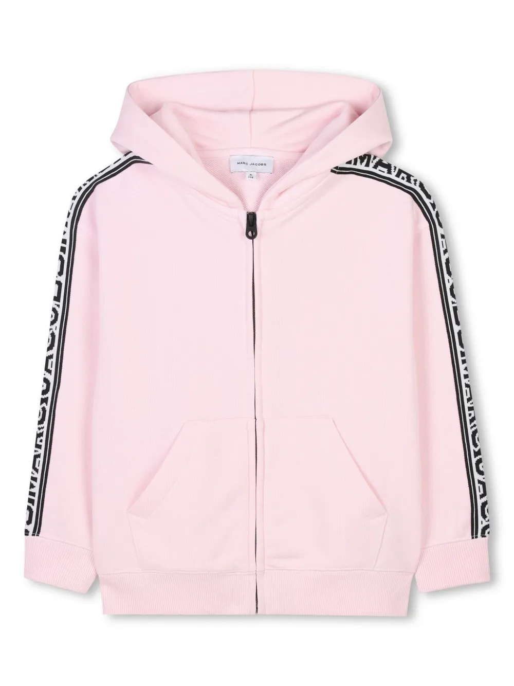 

Худи на молнии Marc Jacobs Kids, розовый