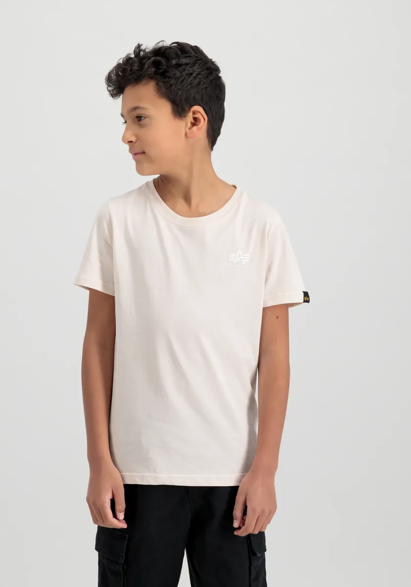 Футболка Alpha Industries " Alpha Industries Kids - Футболки Basic T с маленьким логотипом для детей/подростков", белый — фото 3