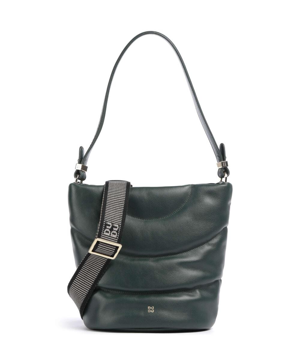 

Сумка-Ведро barbara m. из мелкозернистой кожи. Dudu Bags, зеленый
