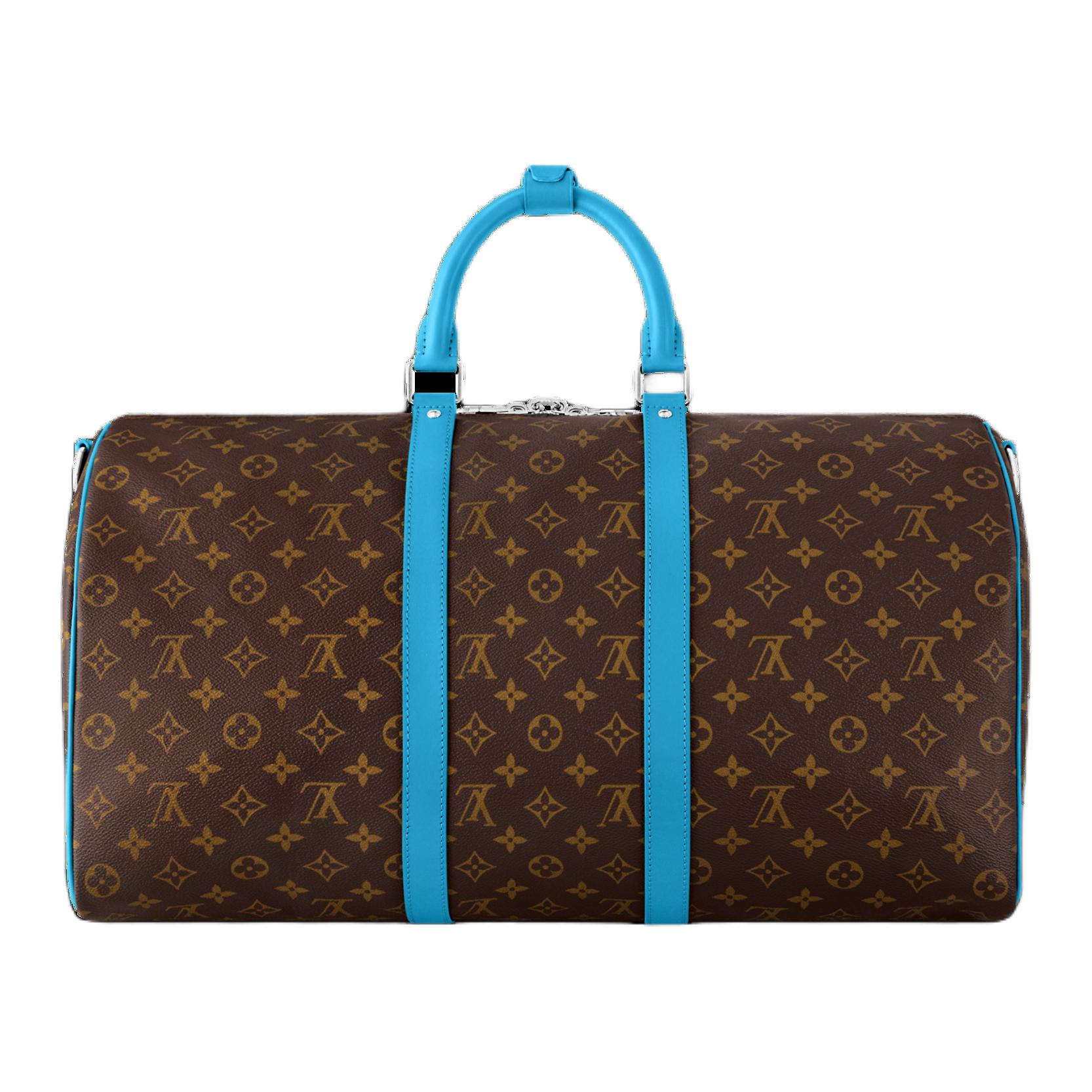 Сумка через плечо Travel коричневого и небесно-голубого цветов LOUIS VUITTON — фото 3
