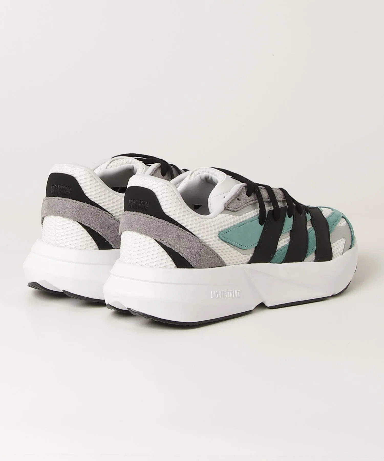 Мужские кроссовки с технологией Lightstrike adidas Light Blaze бело-зелёные — фото 2
