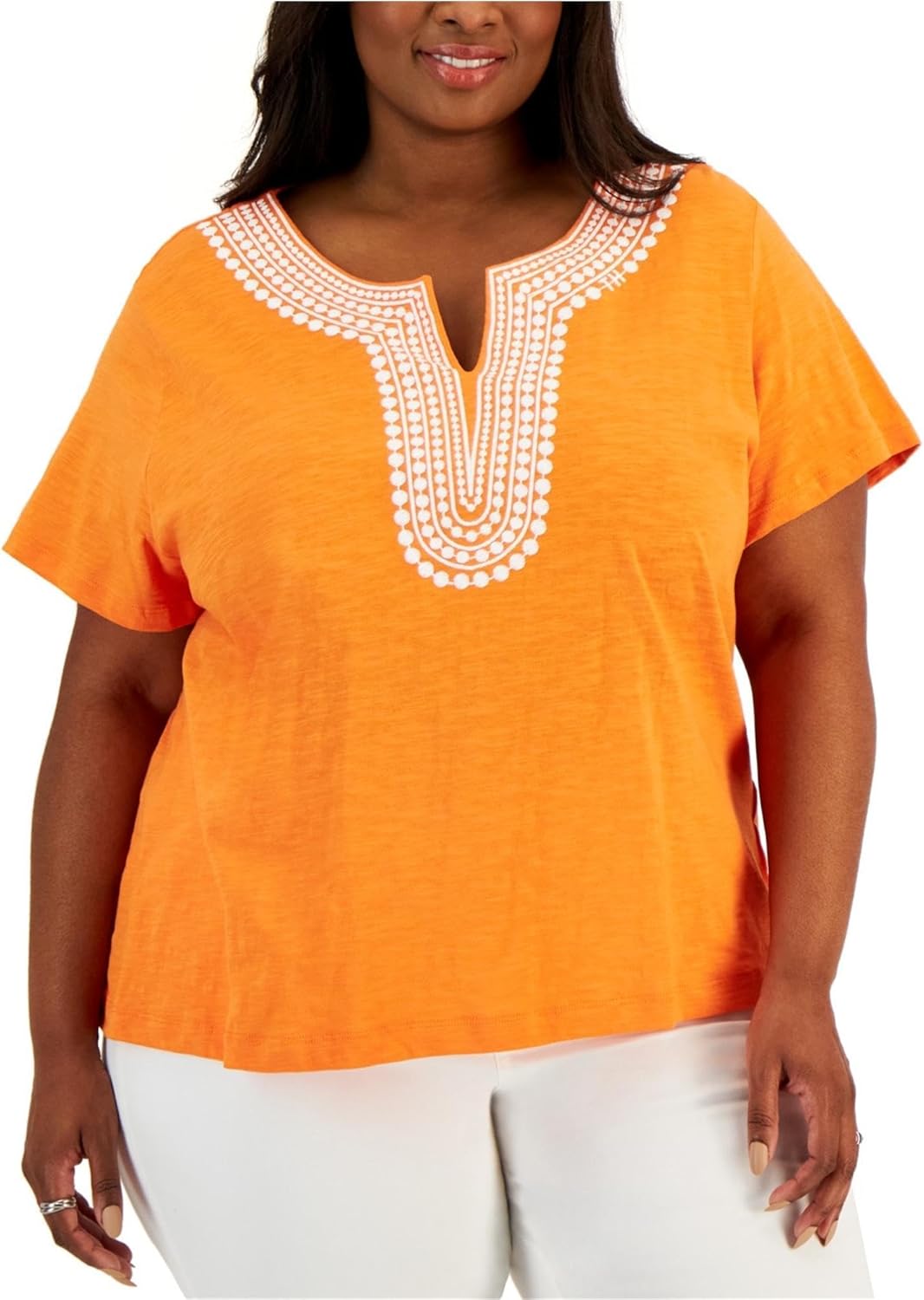 

Женская туника-блузка с принтом от Tommy Hilfiger, Mandarin