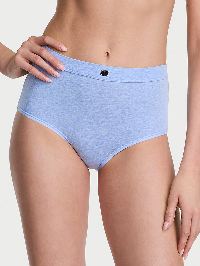 

Современные хлопковые трусики-слипы с логотипом Cotton, цвет hardware patch heather cornflower blue
