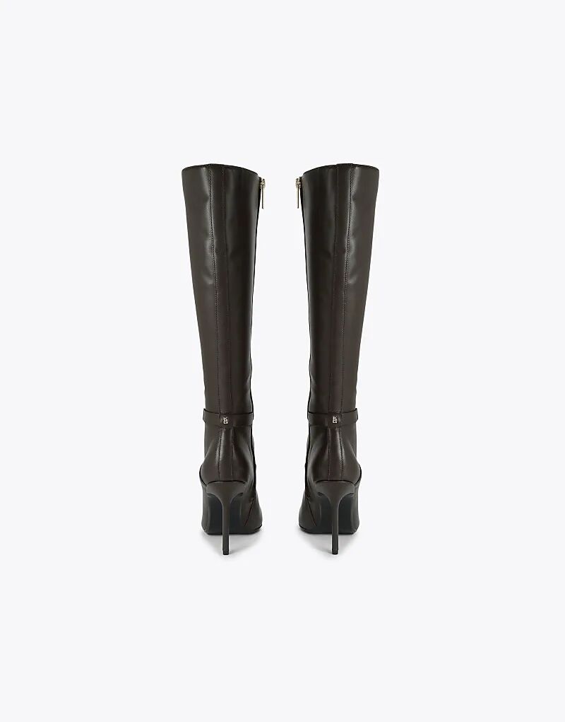 Сапоги KG Kurt Geiger Sky из темно-коричневой кожи — фото 4