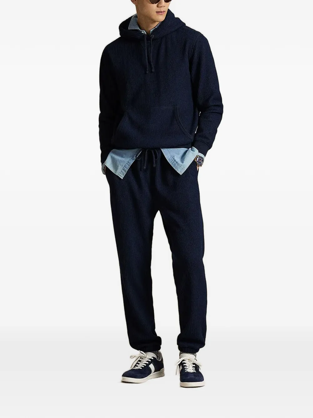 Спортивные брюки на завязках Polo Ralph Lauren, синий — фото 2