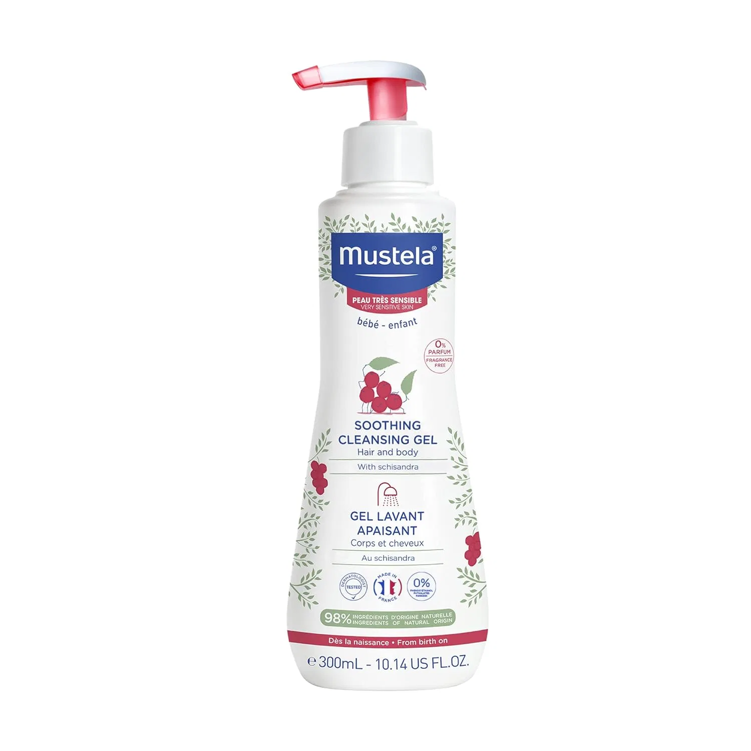 Очищающий гель Mustela для тела Mustela