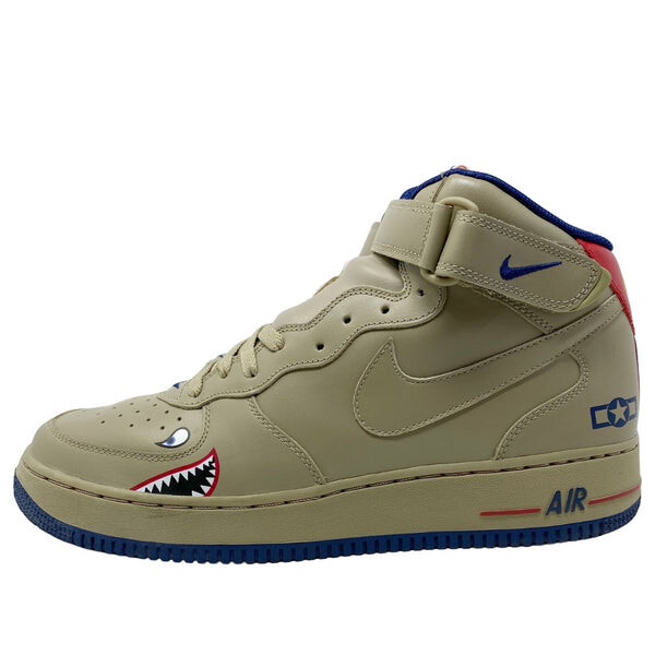 

Кроссовки air force 1 mid 'tuskegee' Nike, бежевый