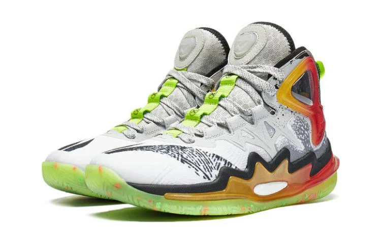 YOUNG Li-Ning YOUNG Avant Garde Power PREMIUM 3.0 V2 высокие детские баскетбольные кроссовки heather gray — фото 4