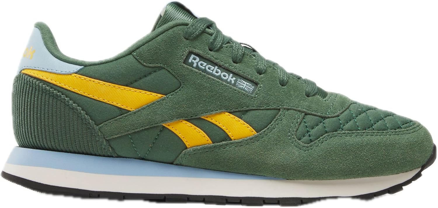 Кроссовки Reebok Classic Nylon (Little Kid), зеленый/голубой/золотой
