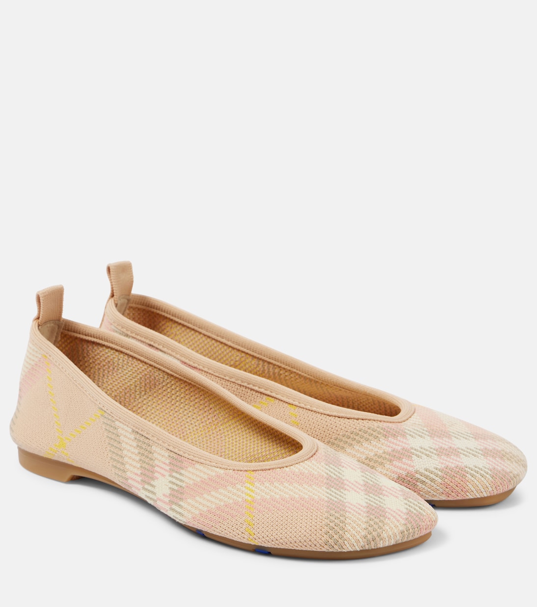 Клетчатые балетки Burberry, Teacup Ip Check