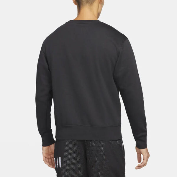 Толстовка Men's Air Jordan Athleisure Casual Sports Round Neck Pullover Black, черный — фото 4
