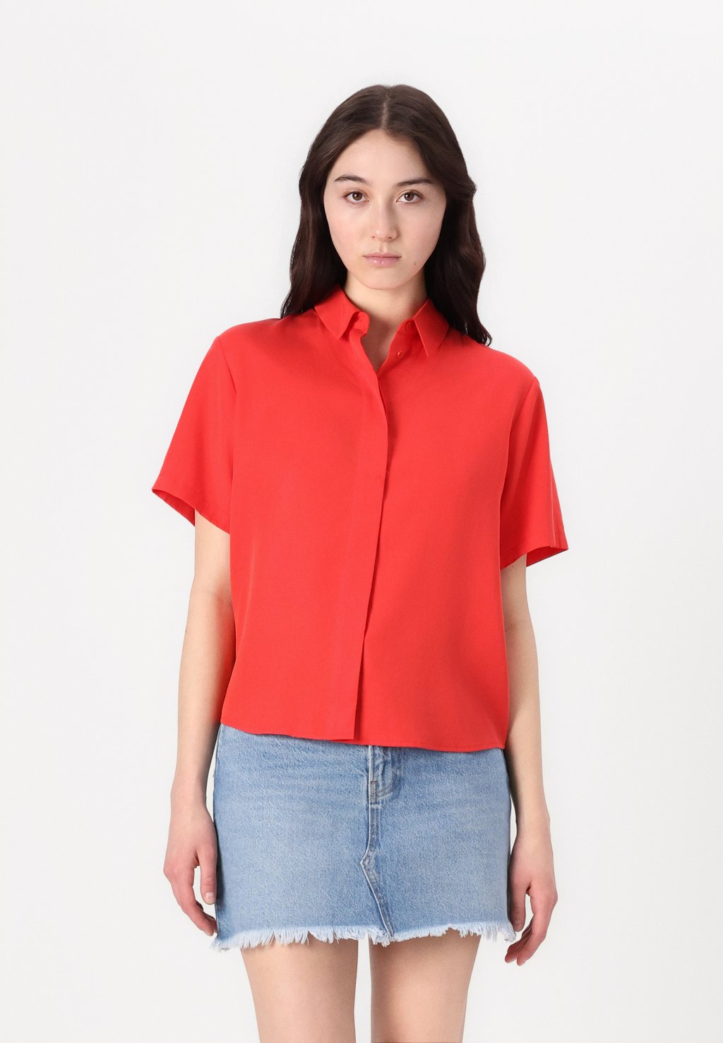 

Блузка на пуговицах MINA SHIRT Samsøe Samsøe, красный