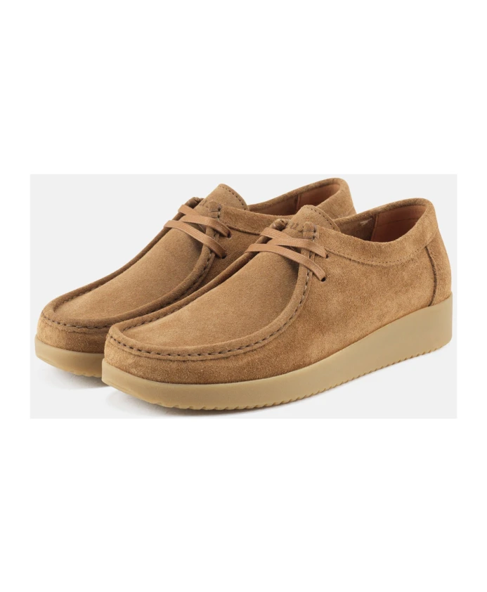 Alba замшевые туфли на шнуровке цвета тоффи Nature Footwear, коричневый — фото 2
