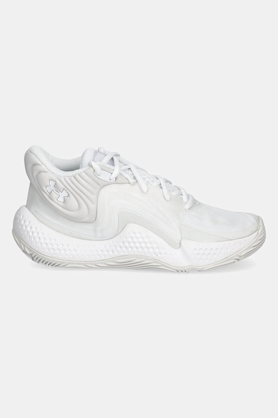 Баскетбольные кроссовки Spawn 6 Mid Under Armour, белый — фото 2