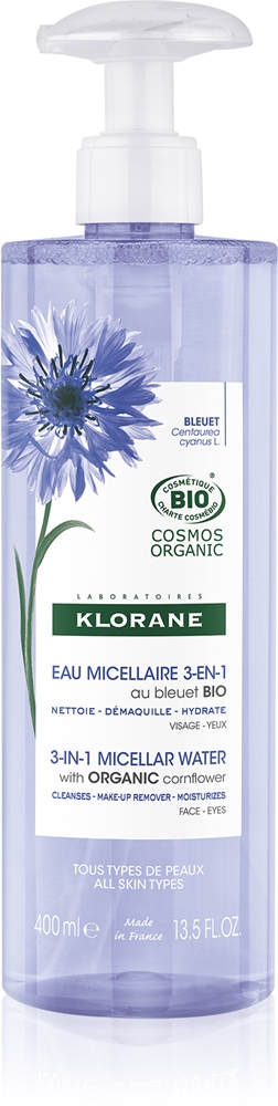 

Мицеллярная вода «Васильковый» «три в одном» Klorane, 400 мл, Мицеллярная вода «Васильковый»<i> </i>«три в одном» Klorane, 400 мл
