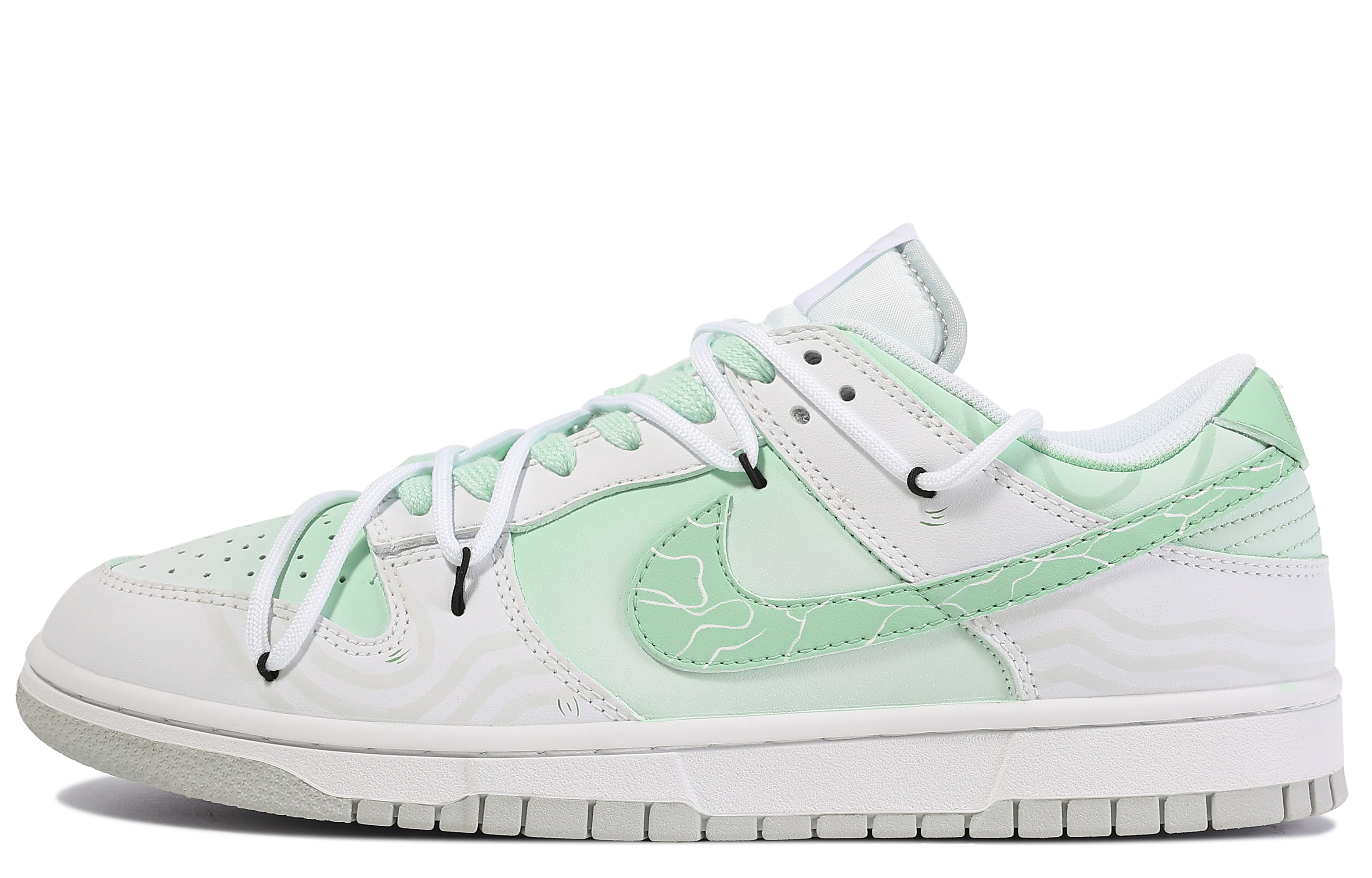 

Кроссовки Nike Dunk Skateboard Shoes Men Low-Top Green White