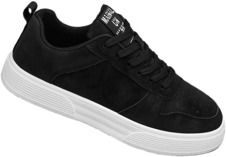 

Мужские кроссовки на высокой подошве большого размера - повседневная спортивная обувь - легкие и удобные - дышащие - с противоскользящей подошвой - подходят для активного отдыха на свежем воздухе, повседневного ношения и всех сезонов Fmshi, черн...