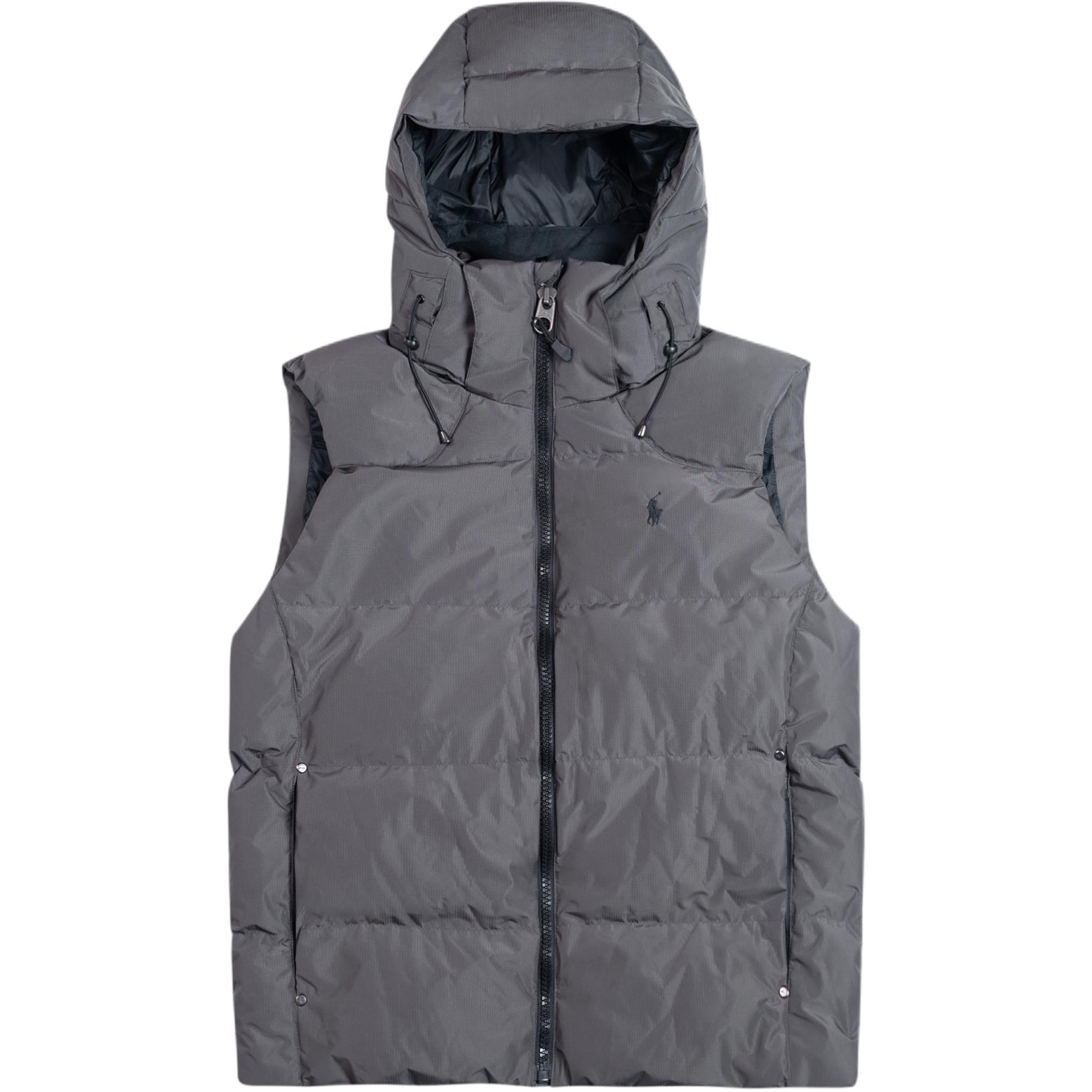 

Пуховая жилетка для мужчин Polo Ralph Lauren, серебряный серый