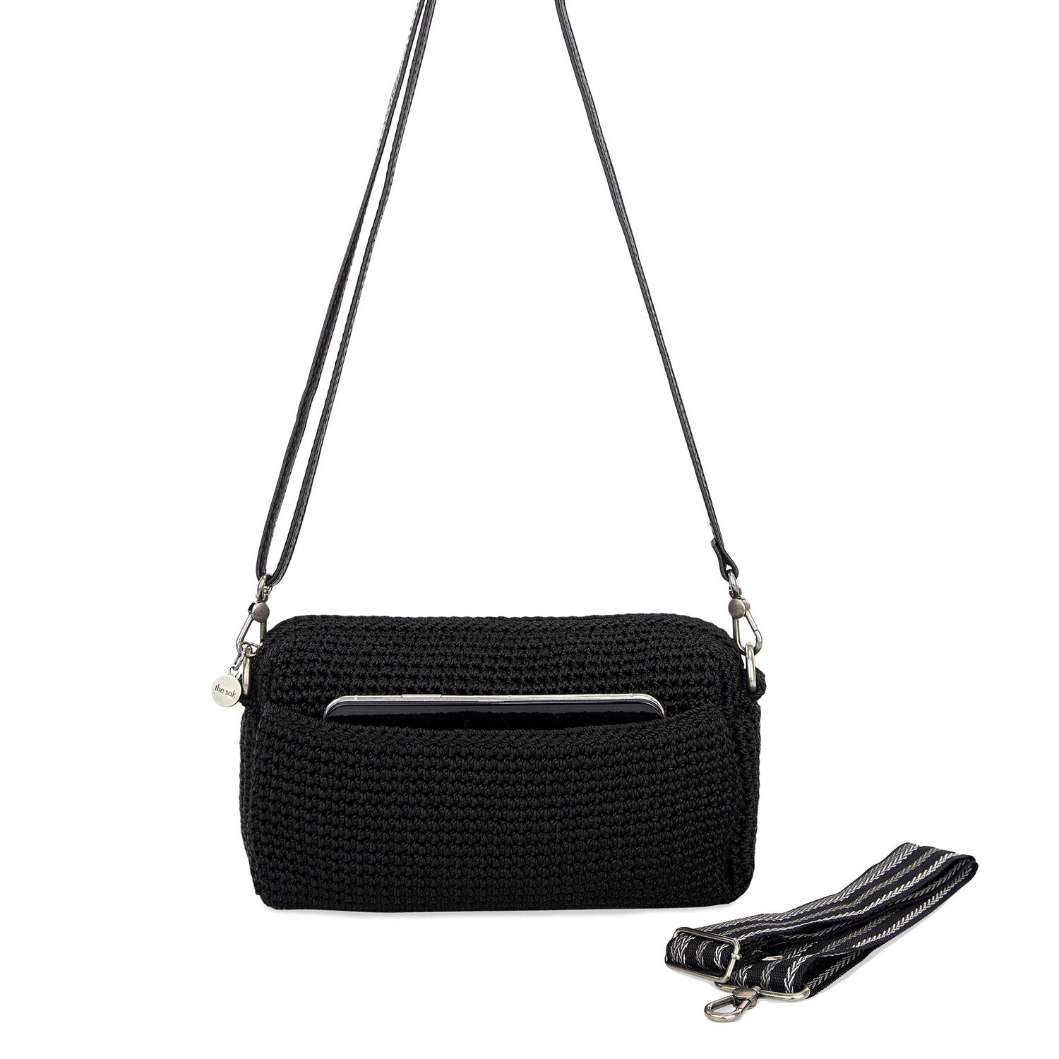 

Через плечо Cora для смартфона The Sak, цвет Hand Crochet - Black