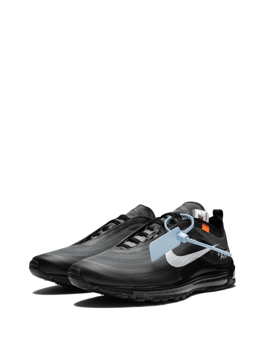 Кроссовки Nike x Virgil Abloh The 10: Air Max 97 OG Nike X Off-White, черный — фото 2