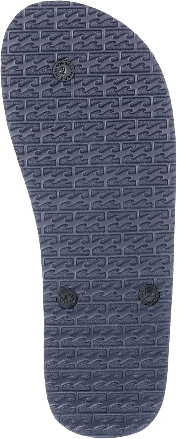 Шлепанцы Billabong mens Tides Classic Printed, темно-синий — фото 2