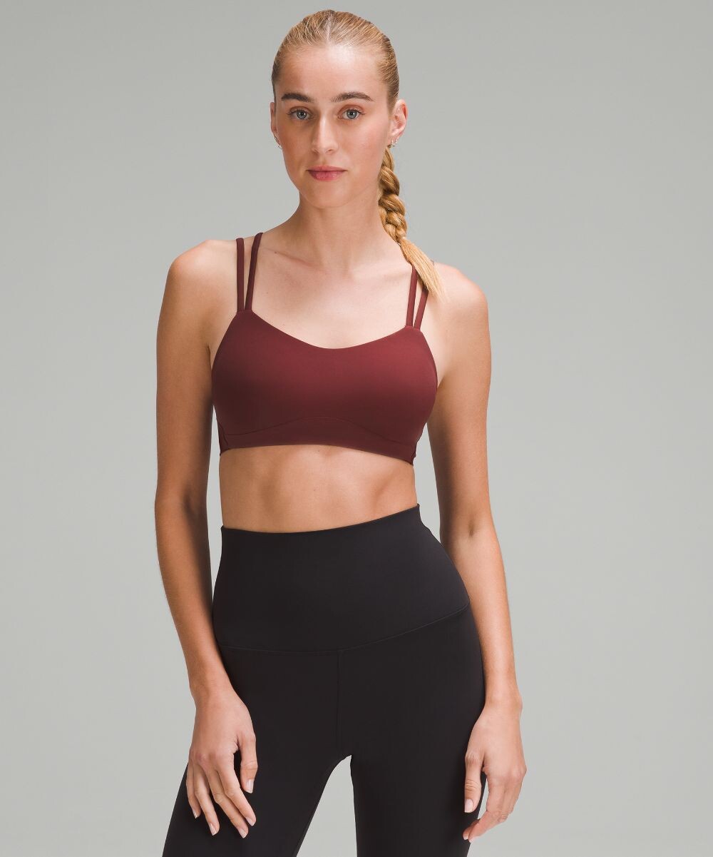 

Спортивный бюсгальтер Lululemon, красный