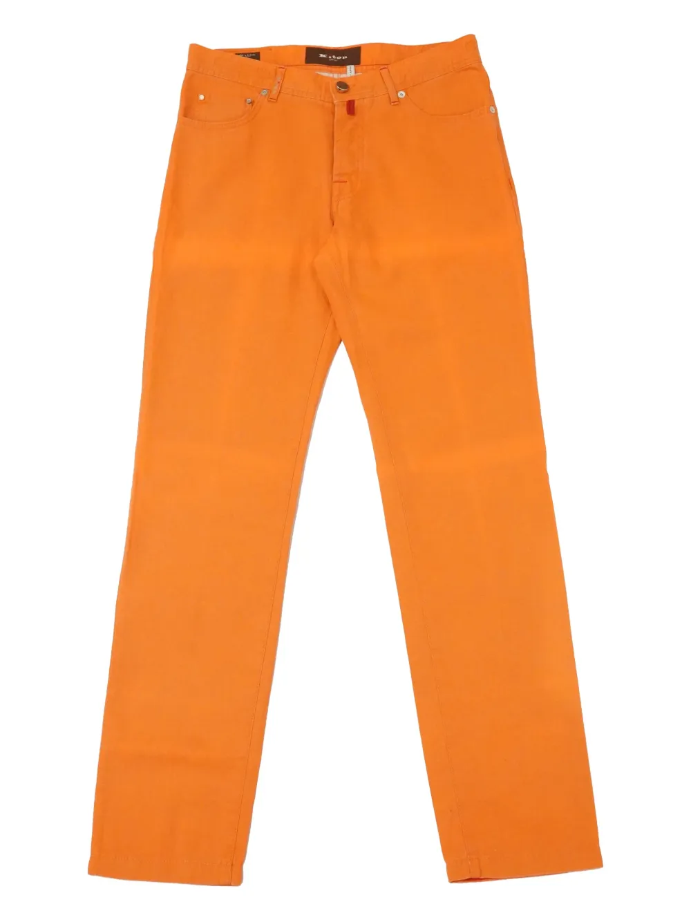 

Джинсы средней посадки Kiton, оранжевый