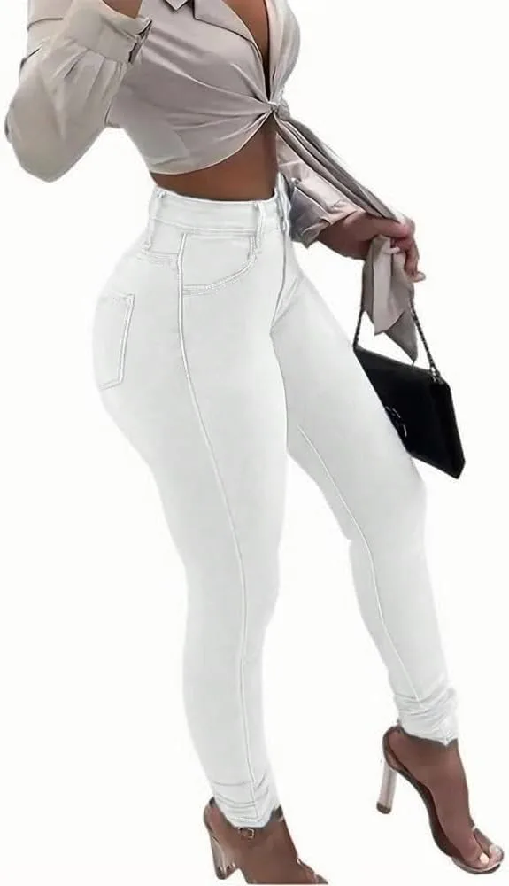 

Джинсы женские High Waisted Skinny Stretch Foresi