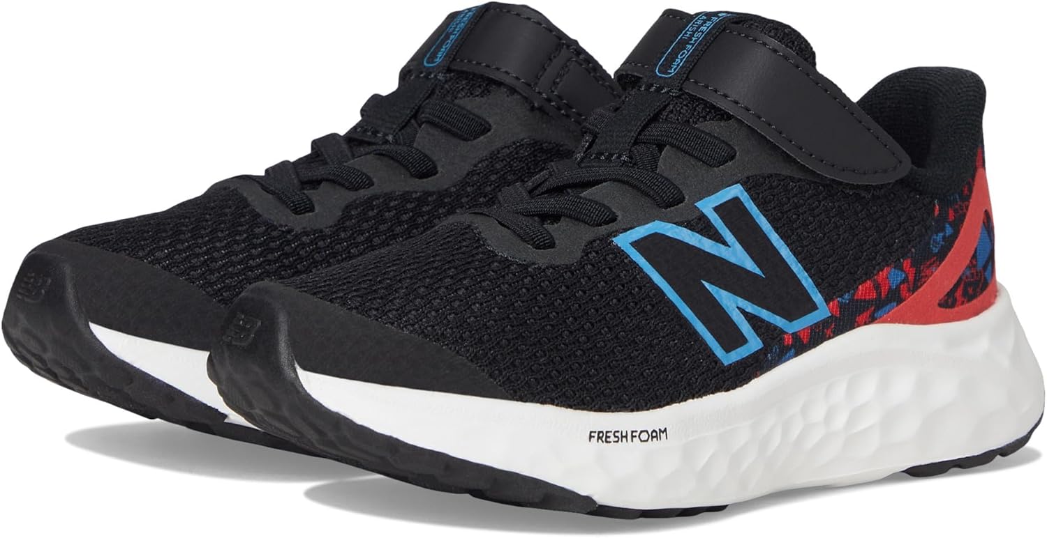 

Кроссовки для бега New Balance Girls' Fresh Foam Arishi V4, черный/красный
