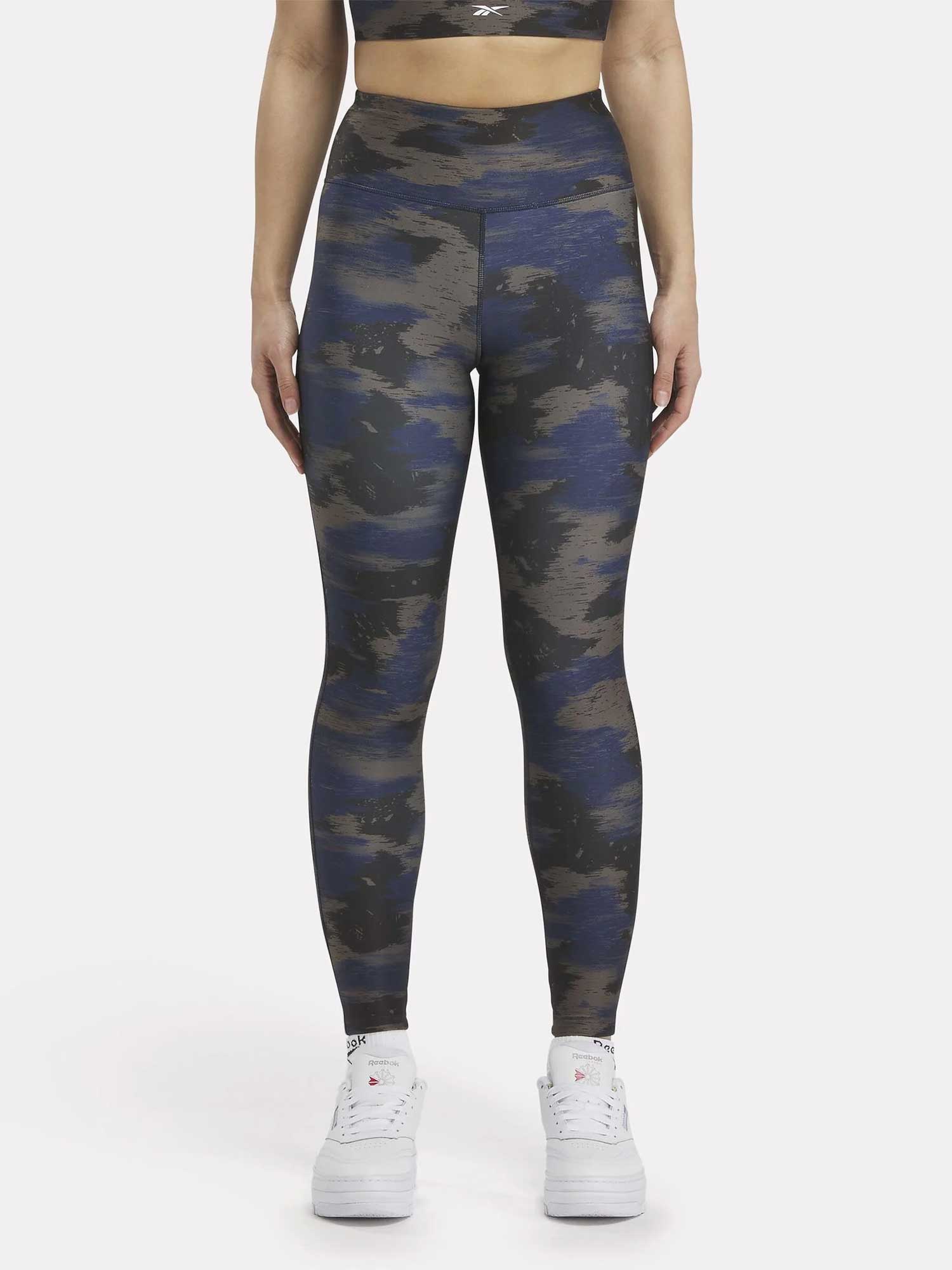 

Тайтсы Reebok ID Train Camo, синий