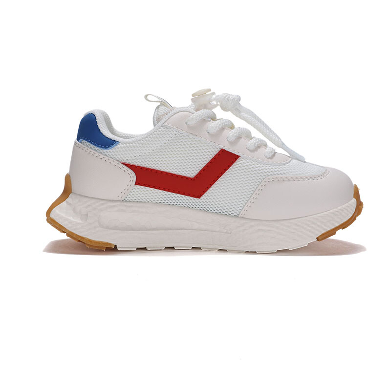 Современные детские кроссовки Lifestyle Kids Low-top Белый/Красный/Синий Pony, белый — фото 2