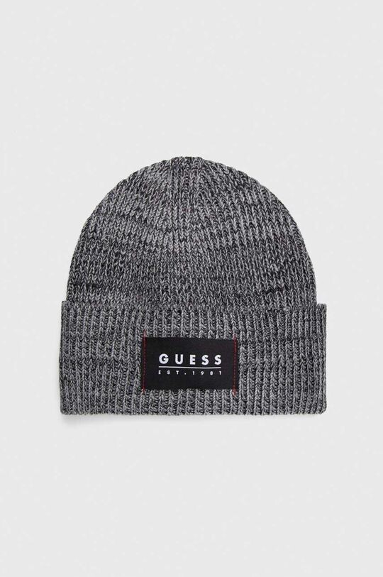 

Шапка из смесовой шерсти Guess, черный