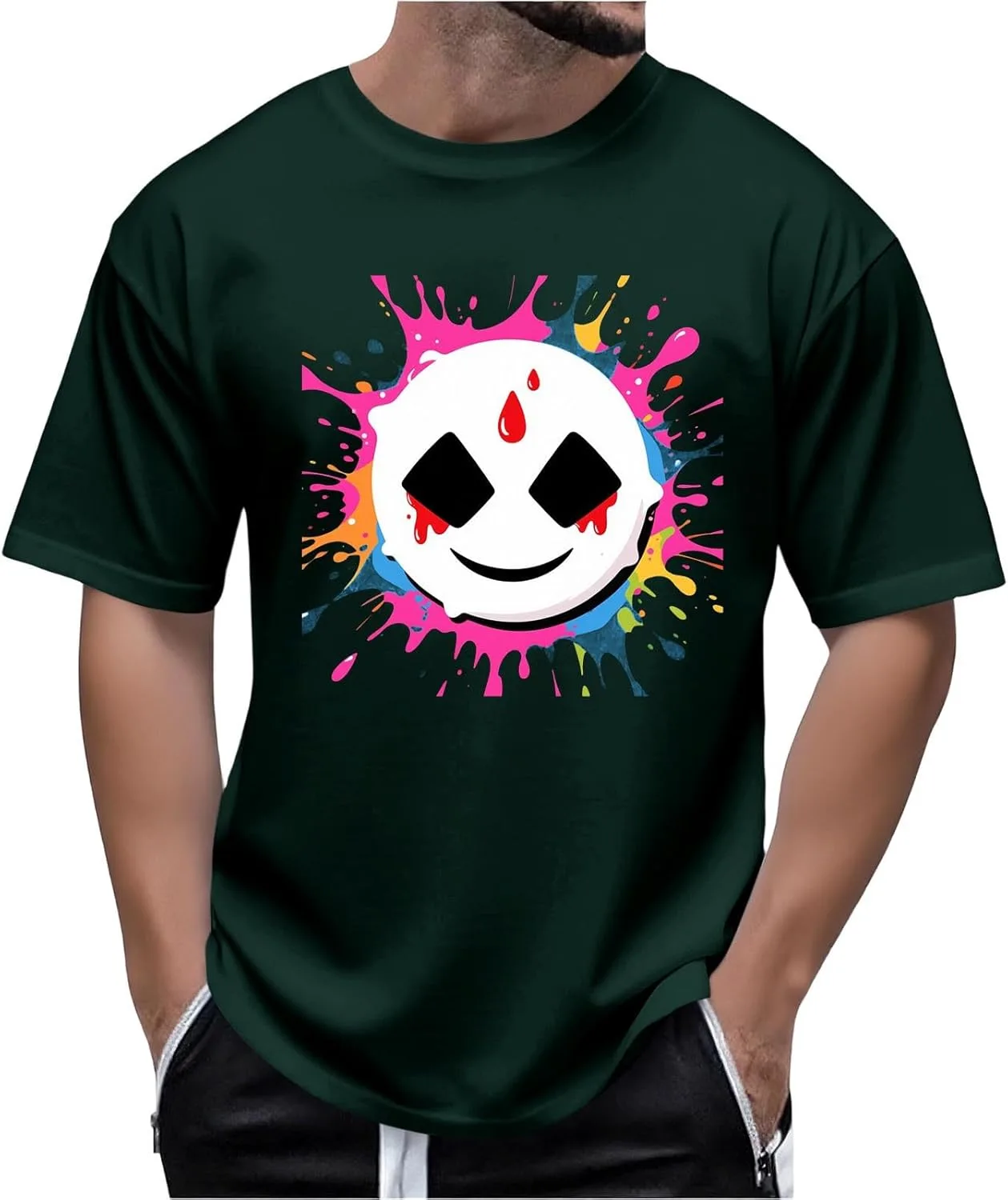 

Мужская футболка с принтом на Хэллоуин Sdeycui