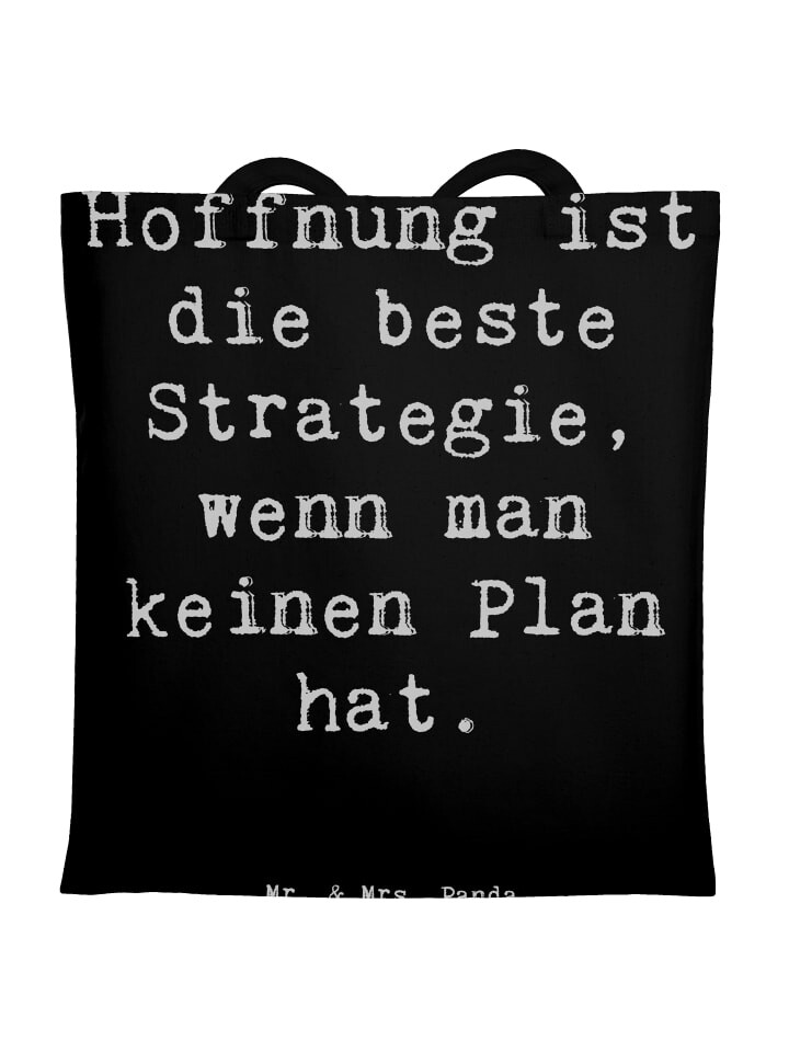 

Сумка для переноски Mr & Mrs Panda Hoffnung Strategie, черный