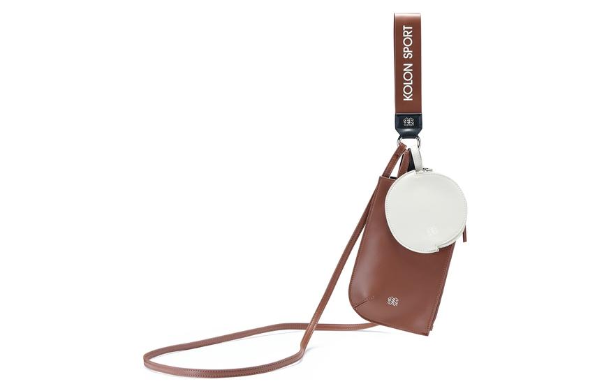 

Синтетическая кожаная сумка через плечо, женская кроссбоди Regular KOLON SPORT, коричневый