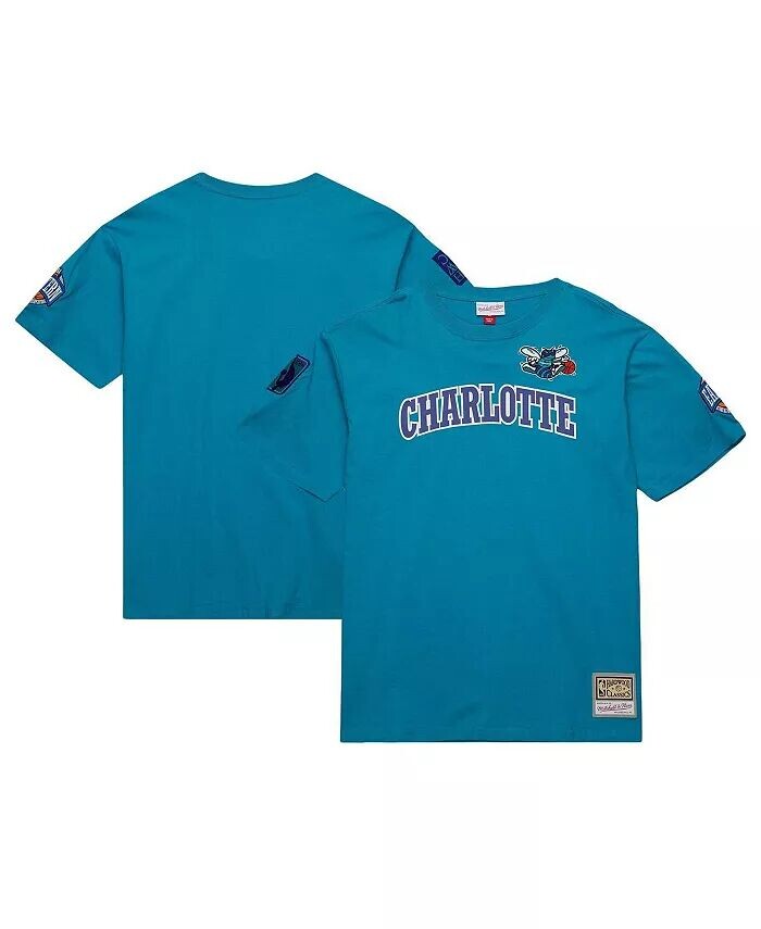 

Мужская футболка Charlotte Hornets Hardwood Classics Nights Premium цвета «бирюзовый» Mitchell & Ness