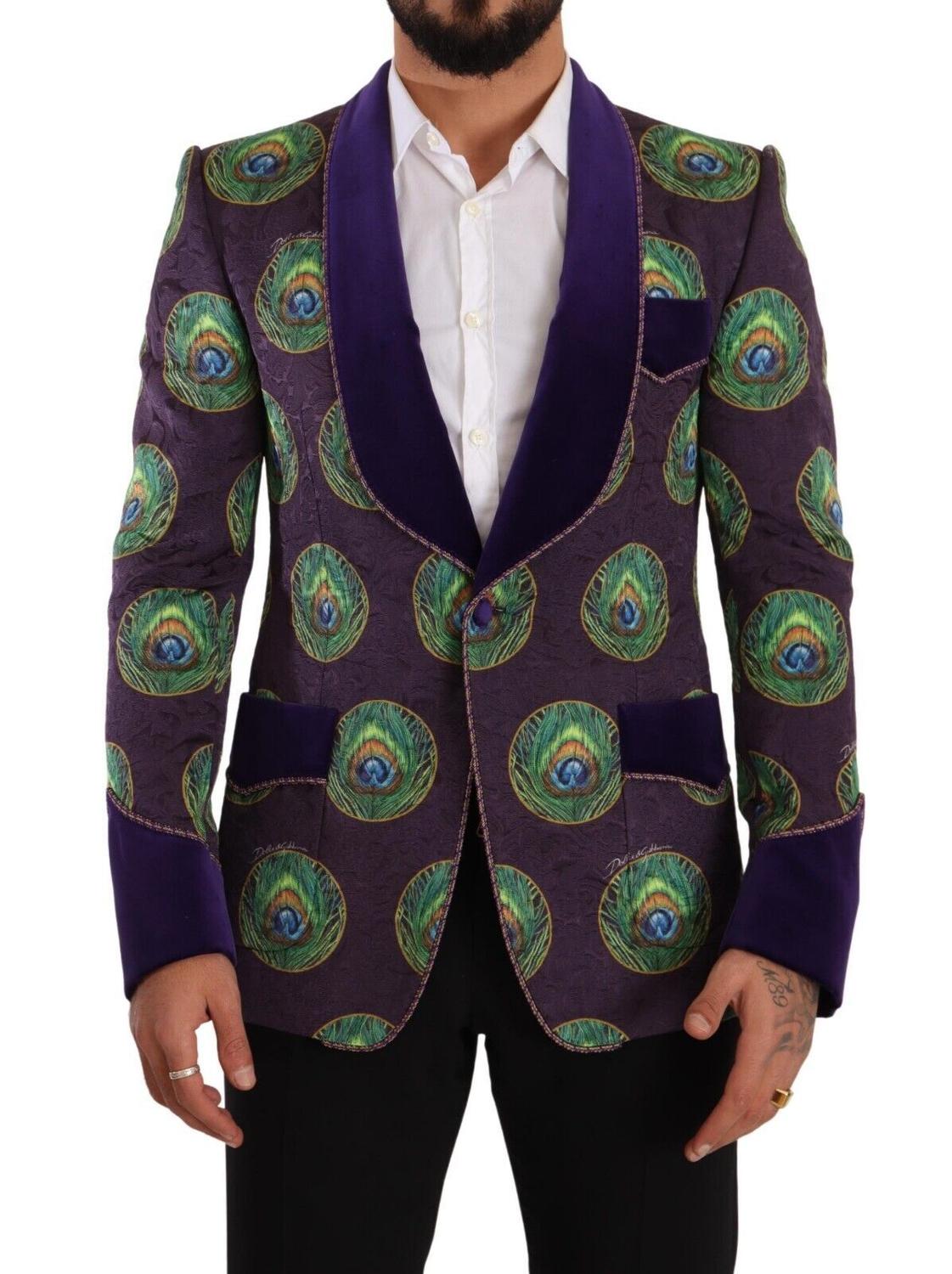 

Элегантный фиолетовый приталенный блейзер Sicilia Dolce & Gabbana