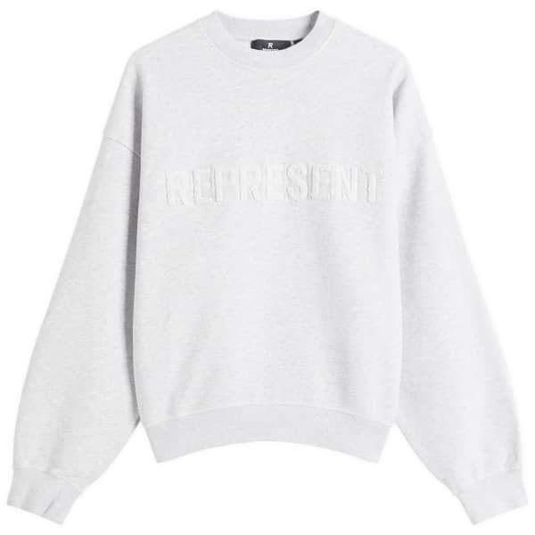 

Повседневная толстовка с логотипом Crew Represent, серый