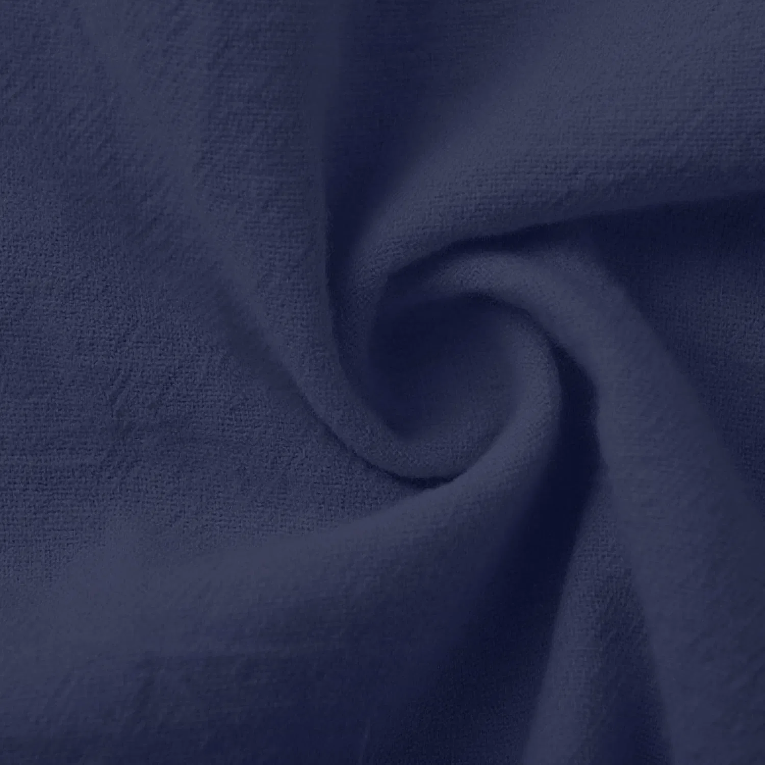 Блузка женская из льна и хлопка, Navy — фото 4