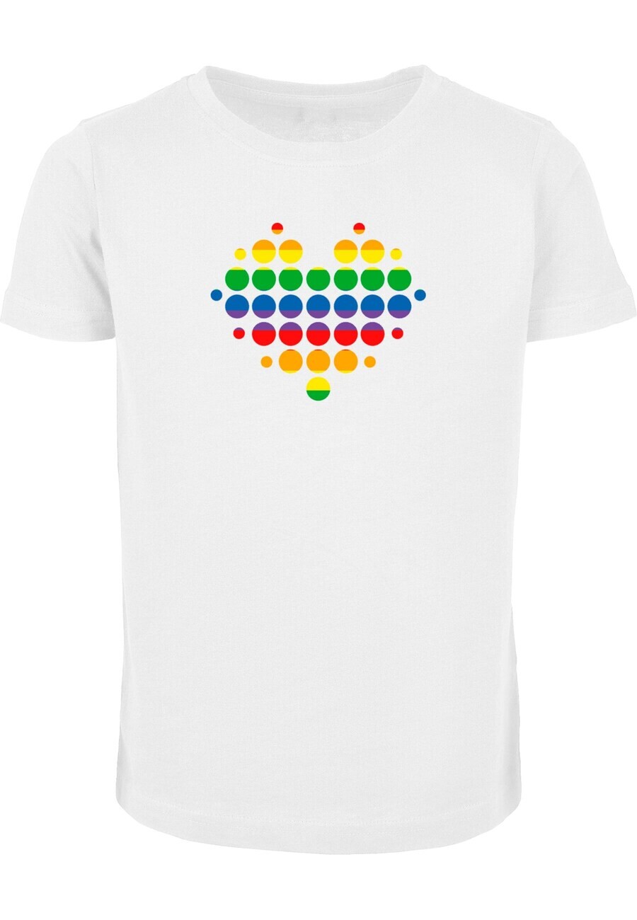 

Футболка Merchcode Love Dots, белый