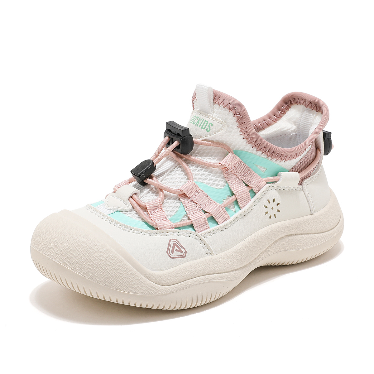 

Нескользящие, легкие, амортизирующие повседневные кроссовки для детей ABC KIDS, бежевый/розовый/зеленый