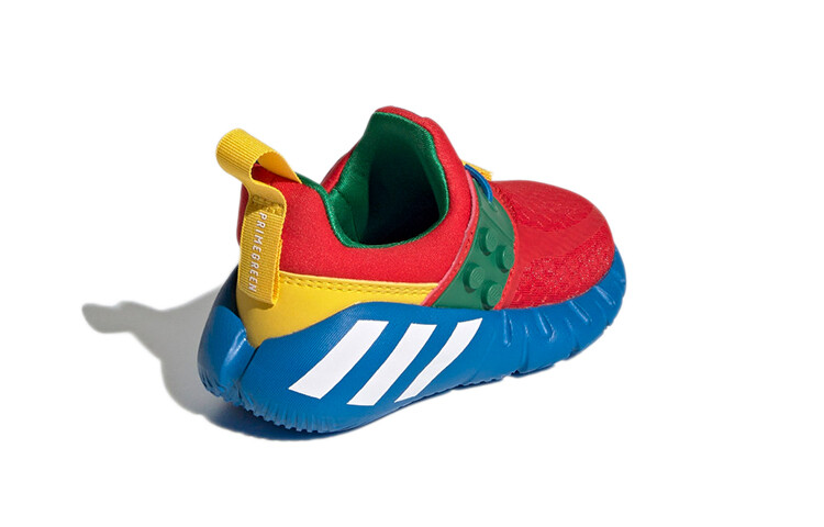 Детские кроссовки Lego X Rapida TD Low-top красного/синего цвета Adidas — фото 3