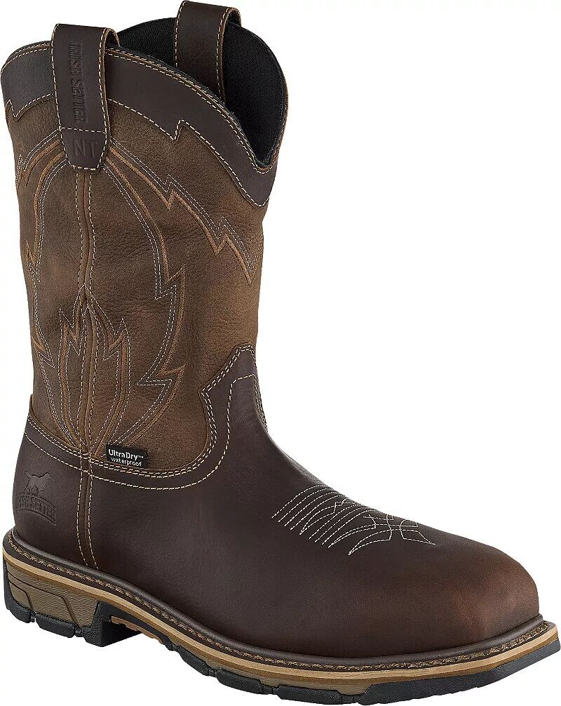 

Мужские рабочие ботинки Irish Setter Marshall 11 дюймов с водонепроницаемым безопасным носком, коричневый