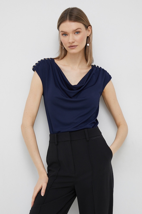 

Блузка Lauren Ralph Lauren, темно-синий